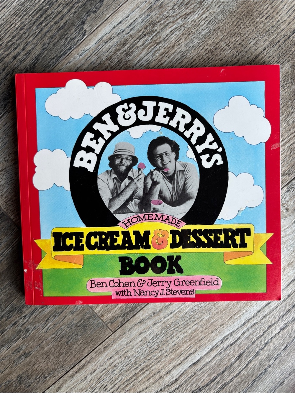 Vintage Ben & Jerry’s homemade ice cream and dessert book cookbook.